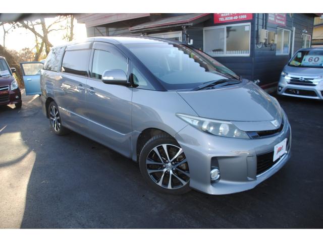 エスティマ アエラス 4WD 両側パワースライドドア 7人乗り Bカメラ 車検整備2年付き 3年間走行無制限保証 ETC オートライト(2枚目)