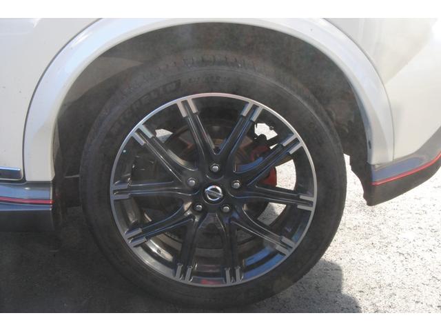 ジューク ニスモ　ＲＳ　４ＷＤ　８速ＣＶＴ　ＭＲ１６ＤＤＴニスモＲＳ専用チューン　ＲＳ専用大径ブレーキローター　キャリパーＲＳレッド　ＲＳエキゾースト　　３年間走行無制限保証　ＥＴＣ　全方位モニター　オートライト　寒冷地仕様（37枚目）