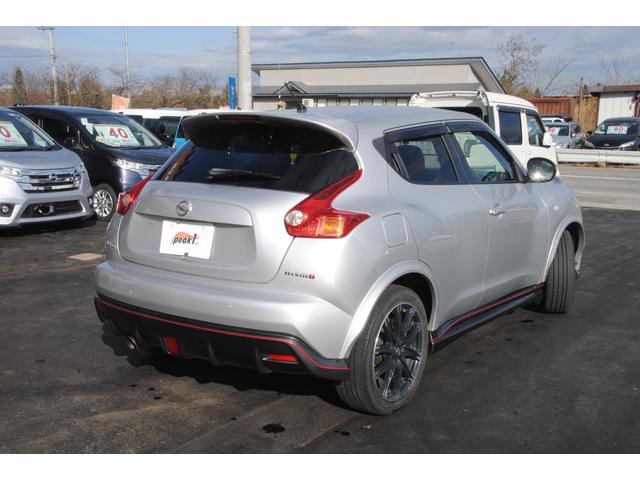 ジューク ニスモ　ターボ　４ＷＤ　７速ＣＶＴ　ＭＲ１６ＤＤＴ　３年間走行無制限保証　ＥＴＣ　Ｂカメラ　オートライト　寒冷地仕様（10枚目）
