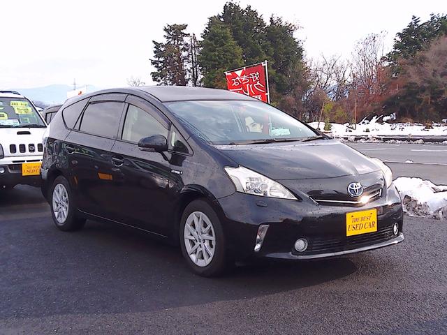 プリウスアルファ G ツインムーンルーフ 純正ナビ TV Bluetooth バックカメラ 前後ドラレコ ETC クルーズコントロール サイドエアバッグ ヘッドライトウォッシャー(2枚目)