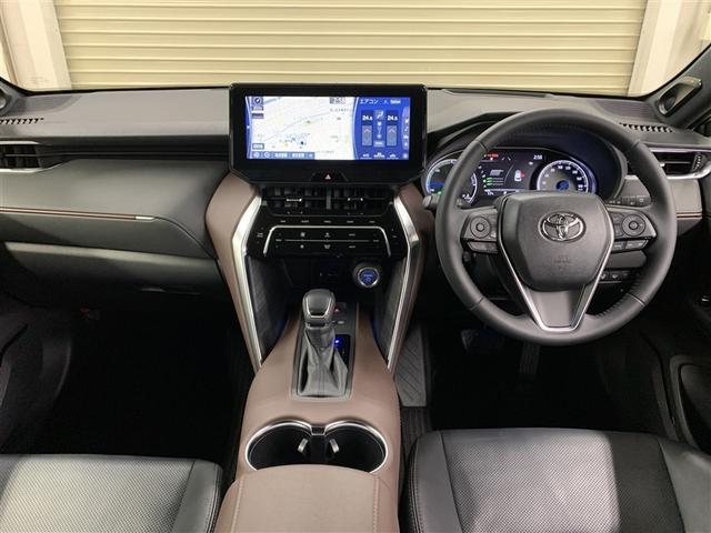 ハリアーハイブリッド Z レザーパッケージ 革シート 4WD フルセグ メモリーナビ ミュージックプレイヤー接続可 バックカメラ 衝突被害軽減システム ETC ドラレコ LEDヘッドランプ(7枚目)