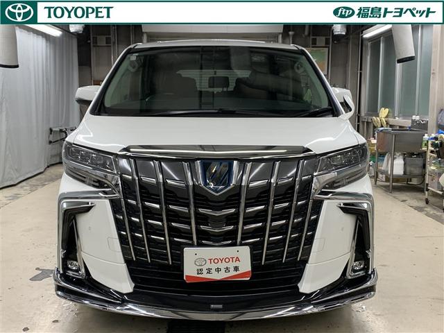 アルファードハイブリッド SR Cパッケージ 4WD フルセグ メモリーナビ DVD再生 ミュージックプレイヤー接続可 後席モニター バックカメラ 衝突被害軽減システム ETC ドラレコ 両側電動スライド LEDヘッドランプ 乗車定員7人(2枚目)