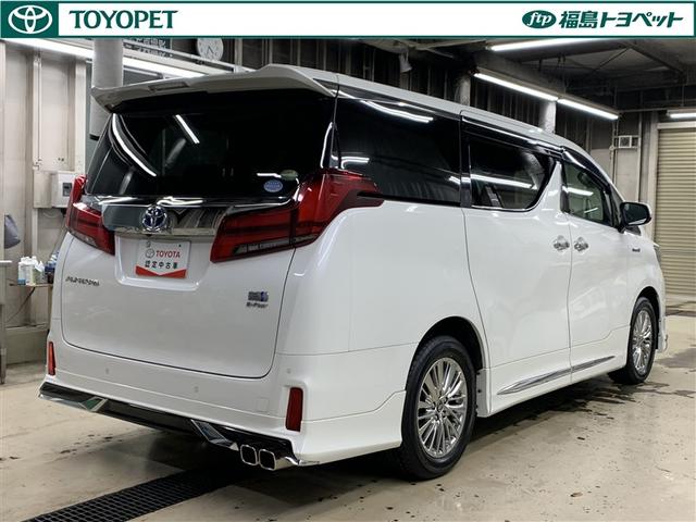 アルファードハイブリッド SR Cパッケージ 4WD フルセグ メモリーナビ DVD再生 ミュージックプレイヤー接続可 後席モニター バックカメラ 衝突被害軽減システム ETC ドラレコ 両側電動スライド LEDヘッドランプ 乗車定員7人(5枚目)