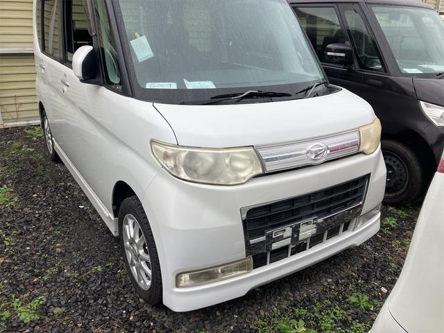 タント カスタムＸ　電動スライドドア　ＨＩＤ　スマートキー　ベンチシート　ＡＴ　盗難防止システム　ＡＢＳ　アルミホイール　衝突安全ボディ　エアコン　パワーステアリング　パワーウィンドウ　運転席エアバッグ（2枚目）