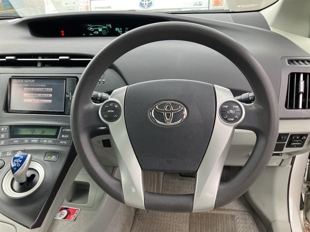 プリウス Ｓ　ＥＴＣ　アルミホイール　オートライト　ＣＶＴ　スマートキー　電動格納ミラー　盗難防止システム　衝突安全ボディ　ＡＢＳ　ＥＳＣ　エアコン　パワーステアリング　パワーウィンドウ（6枚目）
