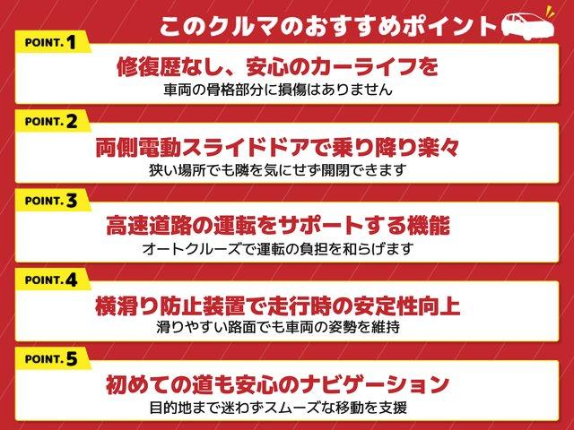 セレナ ２０Ｘ　Ｓ－ハイブリッド　ナビ　オートクルーズコントロール　両側電動スライドドア　スマートキー　電動格納ミラー　ＣＶＴ　ミュージックプレイヤー接続可　衝突安全ボディ　ＡＢＳ　ＥＳＣ　エアコン　パワーステアリング（2枚目）