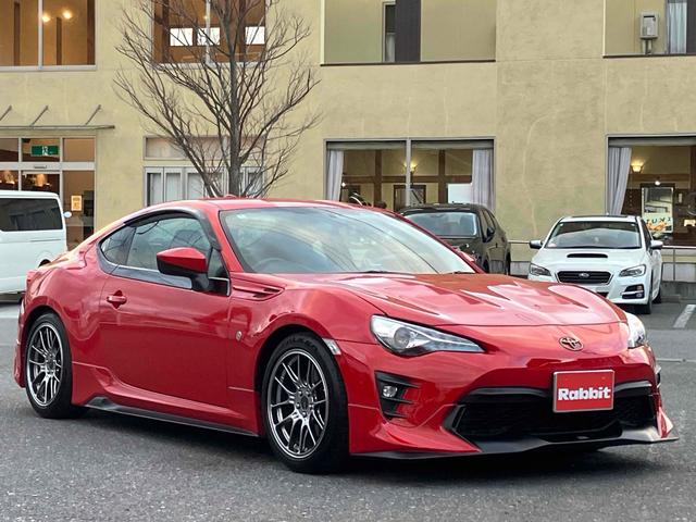 ８６ ＧＴ　ワンオーナー　純正ナビＴＶ　バックカメラ　ＴＲＤフロント・サイド・トランクスポイラー　モデリスタリアアンダースポイラー　ＴＲＤマフラー　エンケイ１７インチアルミ　社外ボンネット　ＲＳ－Ｒバネ純正バネ有（2枚目）