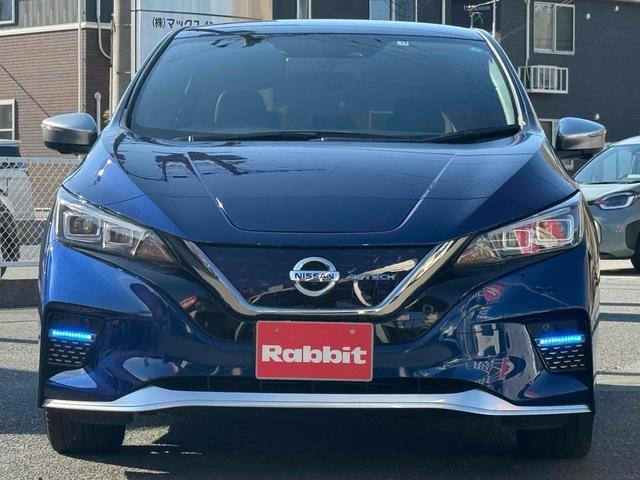 リーフ オーテック 純正ナビTV アラウンドビューモニター ハーフレザーシート シートヒーター スマートインナーミラー プロパイロット BSM ETC ハンドルヒーター フロアマット 純正17インチアルミ スマートキー(3枚目)