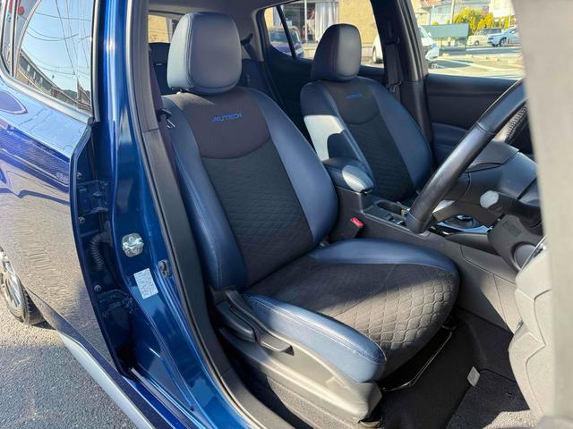 リーフ オーテック 純正ナビTV アラウンドビューモニター ハーフレザーシート シートヒーター スマートインナーミラー プロパイロット BSM ETC ハンドルヒーター フロアマット 純正17インチアルミ スマートキー(34枚目)