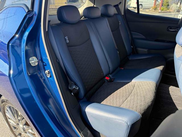 リーフ オーテック 純正ナビTV アラウンドビューモニター ハーフレザーシート シートヒーター スマートインナーミラー プロパイロット BSM ETC ハンドルヒーター フロアマット 純正17インチアルミ スマートキー(38枚目)