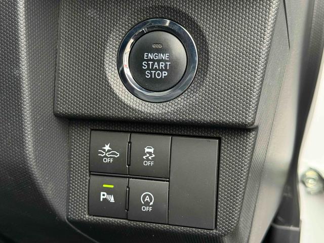 プッシュエンジンスタートシステム、エンジン始動・停止をワンタッチで行うことができます。