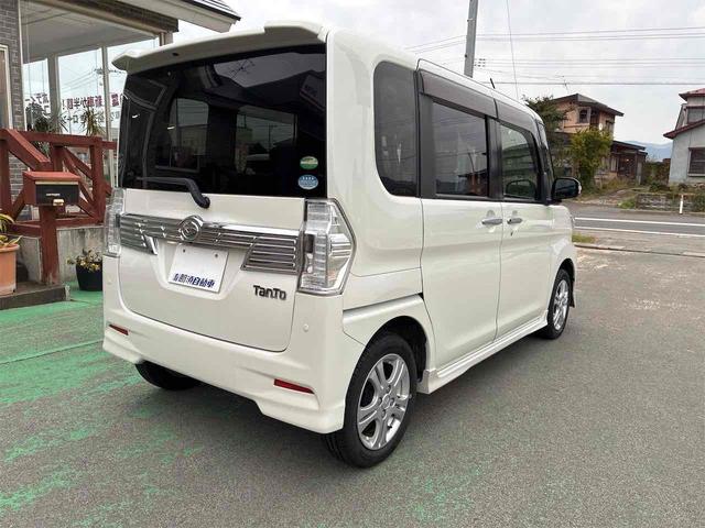 タント カスタムＸ　ＳＡＩＩ　４ＷＤ　ＥＴＣ　バックカメラ　両側スライド・片側電動　ＴＶ　クリアランスソナー　衝突被害軽減システム　ＬＥＤヘッドランプ　スマートキー　アイドリングストップ　電動格納ミラー　ベンチシート　ＣＶＴ（15枚目）