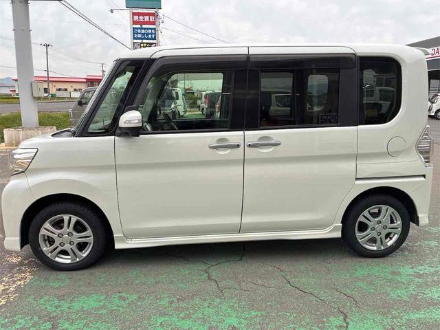 タント カスタムＸ　ＳＡＩＩ　４ＷＤ　ＥＴＣ　バックカメラ　両側スライド・片側電動　ＴＶ　クリアランスソナー　衝突被害軽減システム　ＬＥＤヘッドランプ　スマートキー　アイドリングストップ　電動格納ミラー　ベンチシート　ＣＶＴ（18枚目）