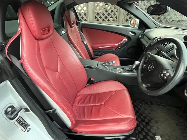 SLK SLK200コンプレッサー 赤革シート シートヒーター メモリーナビ クルーズコントロール 禁煙車 パワーシート フルセグテレビ ETC キーレス(6枚目)