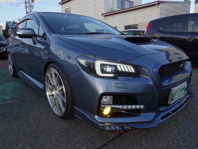 1.6GTアイサイト Sスタイル 4WD カロッツエリアサイバーナビX スピーカー バックカメラ ブリッドバケットシート クスコ車高調・減衰力コントローラー HKSマフラー・ブローオフバルブ ROWENエアロ 社外ヘッドライト・テールランプ(2枚目)