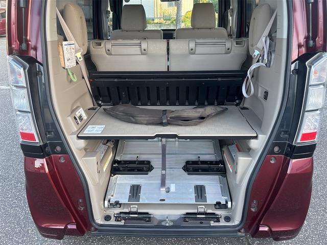 N-BOX+ G・Lパッケージ 4WD 福祉車輌 ETC バックカメラ ナビ TV スマートキー アイドリングストップ 電動格納ミラー ベンチシート CVT 盗難防止システム ABS ESC CD DVD再生 USB 衝突安全ボディ(34枚目)
