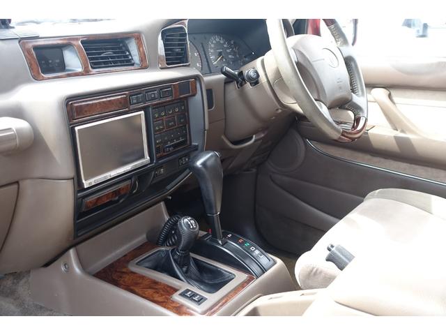 ランドクルーザー８０ ディーゼルターボ後期型ＶＸリミテッド新品ＡＲＢ製バンパー　新品３インチリフトアップ新品インナーブラックヘッドライト新品オレンジコーナーレンズ新品ＬＥＤテールレンズ新品ＢＦグッドリッジオールテレーンタイヤクリムソンオプションビードロック付きデーモン（44枚目）