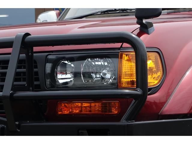 ランドクルーザー８０ ディーゼルターボ後期型ＶＸリミテッド新品ＡＲＢ製バンパー　新品３インチリフトアップ新品インナーブラックヘッドライト新品オレンジコーナーレンズ新品ＬＥＤテールレンズ新品ＢＦグッドリッジオールテレーンタイヤクリムソンオプションビードロック付きデーモン（47枚目）
