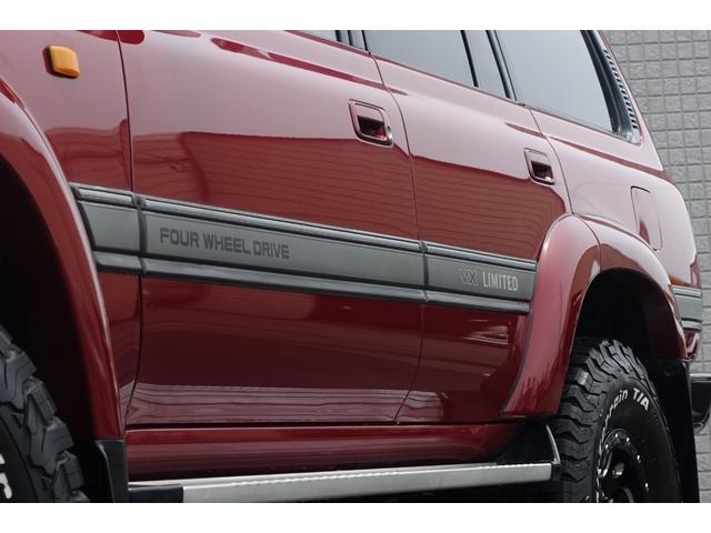 ランドクルーザー８０ ディーゼルターボ後期型ＶＸリミテッド新品ＡＲＢ製バンパー　新品３インチリフトアップ新品インナーブラックヘッドライト新品オレンジコーナーレンズ新品ＬＥＤテールレンズ新品ＢＦグッドリッジオールテレーンタイヤクリムソンオプションビードロック付きデーモン（49枚目）