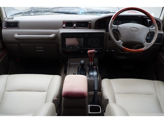 ランドクルーザー80 限定生産台数500台特別仕様車VXリミテッドLパッケージ 3インチリフトアップBFグッドリッジマッドタイヤクリスタルヘッドライトUSコーナーレンズスモークLEDテールガナドールマフラーGD4ソレックスヒッチメンバー社外ナビTVバイパーエンジンスターター(14枚目)