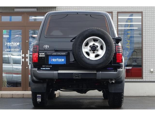 ランドクルーザー８０ 最終型ＶＸＬＴＤディーゼルターボ純黒新品３インチリフトアップ　新品ランチョショックアブソーバー新品クリムソン１７インチモンスターホイール新品ＢＦグッドリッジＡＴタイヤ３１５／７５Ｒ１６新品クリスタルヘッドライト新品ＬＥＤテール新品クリスタルオレンジウインカー（11枚目）