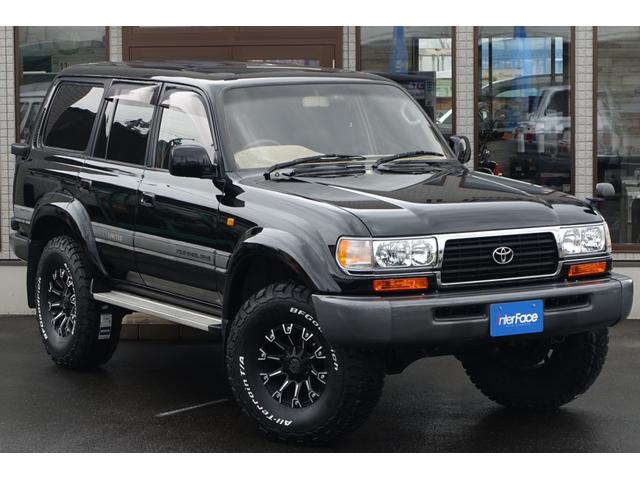 ランドクルーザー８０ 最終型ＶＸＬＴＤディーゼルターボ純黒新品３インチリフトアップ　新品ランチョショックアブソーバー新品クリムソン１７インチモンスターホイール新品ＢＦグッドリッジＡＴタイヤ３１５／７５Ｒ１６新品クリスタルヘッドライト新品ＬＥＤテール新品クリスタルオレンジウインカー（16枚目）