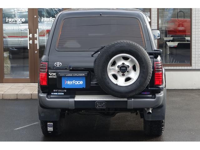 ランドクルーザー８０ 最終型ＶＸＬＴＤディーゼルターボ純黒新品３インチリフトアップ　新品ランチョショックアブソーバー新品クリムソン１７インチモンスターホイール新品ＢＦグッドリッジＡＴタイヤ３１５／７５Ｒ１６新品クリスタルヘッドライト新品ＬＥＤテール新品クリスタルオレンジウインカー（18枚目）