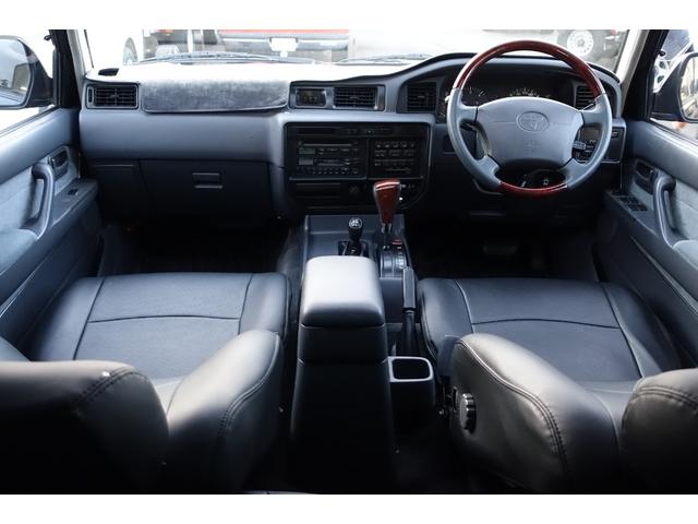 ランドクルーザー８０ 最終型ＶＸＬＴＤディーゼルターボ純黒新品３インチリフトアップ　新品ランチョショックアブソーバー新品クリムソン１７インチモンスターホイール新品ＢＦグッドリッジＡＴタイヤ３１５／７５Ｒ１６新品クリスタルヘッドライト新品ＬＥＤテール新品クリスタルオレンジウインカー（20枚目）