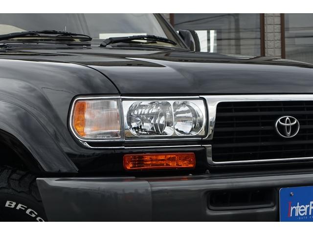 ランドクルーザー８０ 最終型ＶＸＬＴＤディーゼルターボ純黒新品３インチリフトアップ　新品ランチョショックアブソーバー新品クリムソン１７インチモンスターホイール新品ＢＦグッドリッジＡＴタイヤ３１５／７５Ｒ１６新品クリスタルヘッドライト新品ＬＥＤテール新品クリスタルオレンジウインカー（44枚目）