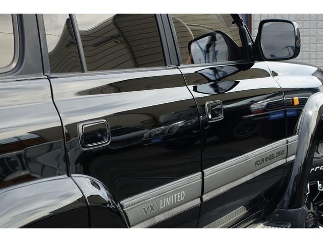 ランドクルーザー８０ 最終型ＶＸＬＴＤディーゼルターボ純黒新品３インチリフトアップ　新品ランチョショックアブソーバー新品クリムソン１７インチモンスターホイール新品ＢＦグッドリッジＡＴタイヤ３１５／７５Ｒ１６新品クリスタルヘッドライト新品ＬＥＤテール新品クリスタルオレンジウインカー（53枚目）