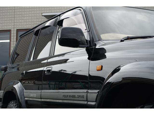 ランドクルーザー８０ 最終型ＶＸＬＴＤディーゼルターボ純黒新品３インチリフトアップ　新品ランチョショックアブソーバー新品クリムソン１７インチモンスターホイール新品ＢＦグッドリッジＡＴタイヤ３１５／７５Ｒ１６新品クリスタルヘッドライト新品ＬＥＤテール新品クリスタルオレンジウインカー（54枚目）
