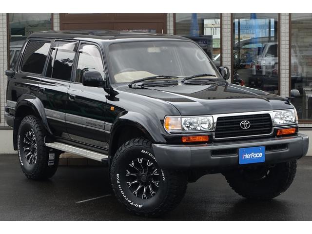 ランドクルーザー８０ 最終型ＶＸＬＴＤディーゼルターボ純黒新品３インチリフトアップ　新品ランチョショックアブソーバー新品クリムソン１７インチモンスターホイール新品ＢＦグッドリッジＡＴタイヤ３１５／７５Ｒ１６新品クリスタルヘッドライト新品ＬＥＤテール新品クリスタルオレンジウインカー（56枚目）