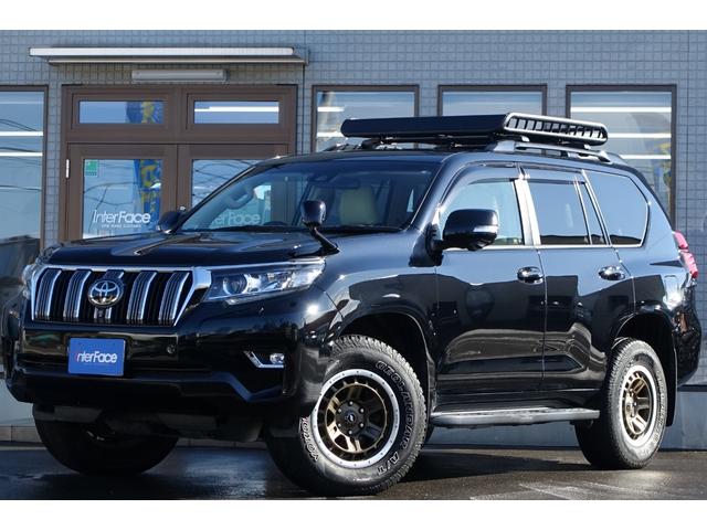 ランドクルーザープラド 西日本仕入ＴＸディーゼルターボ　アルパインビッグエックスナビコンビハンドルルーフラック（2枚目）