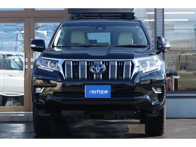 ランドクルーザープラド 西日本仕入ＴＸディーゼルターボ　アルパインビッグエックスナビコンビハンドルルーフラック（4枚目）