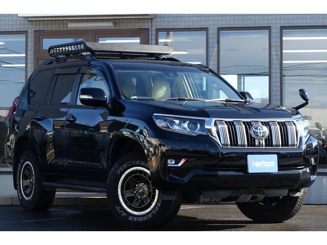 ランドクルーザープラド 西日本仕入ＴＸディーゼルターボ　アルパインビッグエックスナビコンビハンドルルーフラック（5枚目）