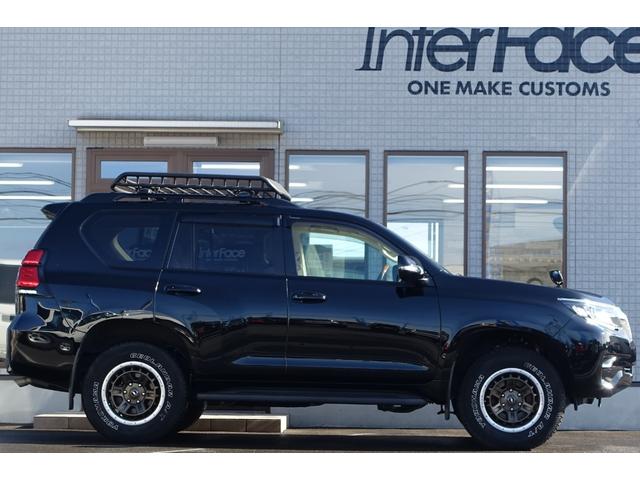 ランドクルーザープラド 西日本仕入ＴＸディーゼルターボ　アルパインビッグエックスナビコンビハンドルルーフラック（7枚目）