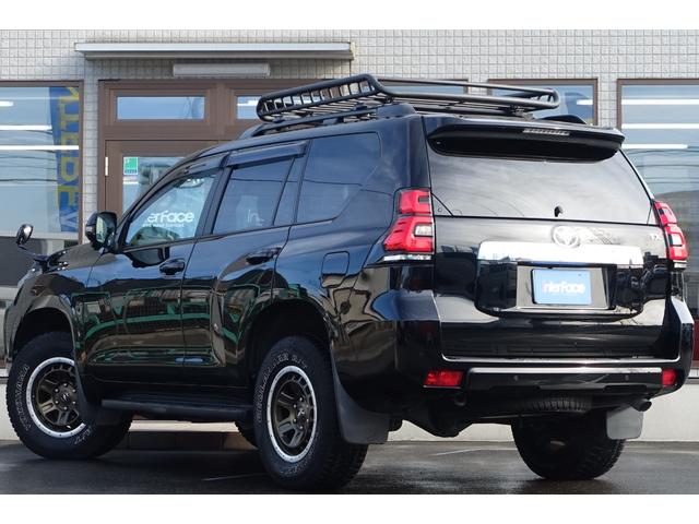 ランドクルーザープラド 西日本仕入ＴＸディーゼルターボ　アルパインビッグエックスナビコンビハンドルルーフラック（9枚目）