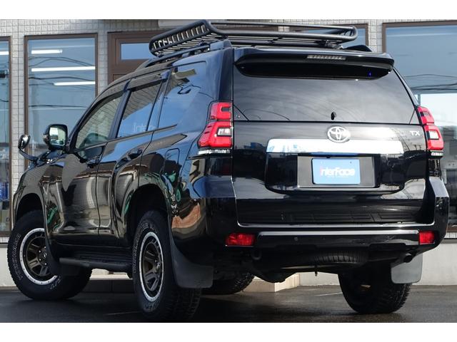 ランドクルーザープラド 西日本仕入ＴＸディーゼルターボ　アルパインビッグエックスナビコンビハンドルルーフラック（10枚目）