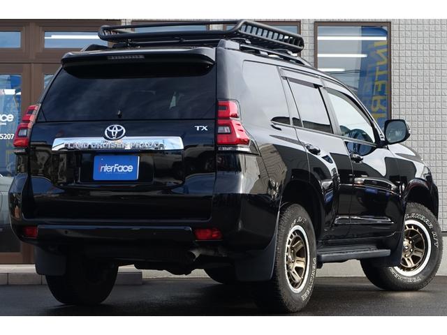 ランドクルーザープラド 西日本仕入ＴＸディーゼルターボ　アルパインビッグエックスナビコンビハンドルルーフラック（12枚目）