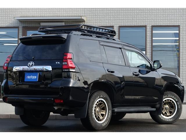 ランドクルーザープラド 西日本仕入ＴＸディーゼルターボ　アルパインビッグエックスナビコンビハンドルルーフラック（13枚目）