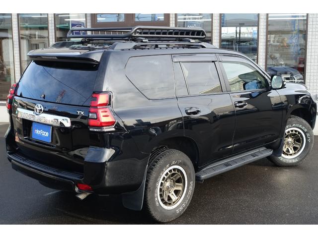 ランドクルーザープラド 西日本仕入ＴＸディーゼルターボ　アルパインビッグエックスナビコンビハンドルルーフラック（15枚目）