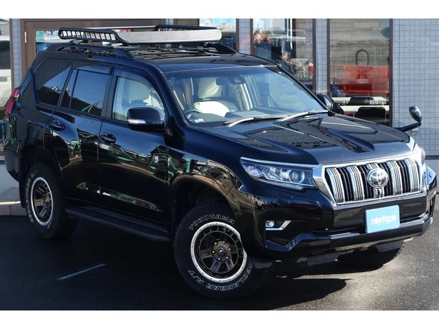 ランドクルーザープラド 西日本仕入ＴＸディーゼルターボ　アルパインビッグエックスナビコンビハンドルルーフラック（16枚目）