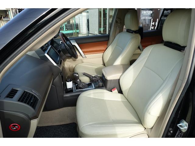 ランドクルーザープラド 西日本仕入ＴＸディーゼルターボ　アルパインビッグエックスナビコンビハンドルルーフラック（42枚目）