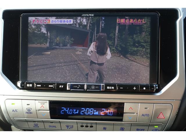 ランドクルーザープラド 西日本仕入ＴＸディーゼルターボ　アルパインビッグエックスナビコンビハンドルルーフラック（46枚目）