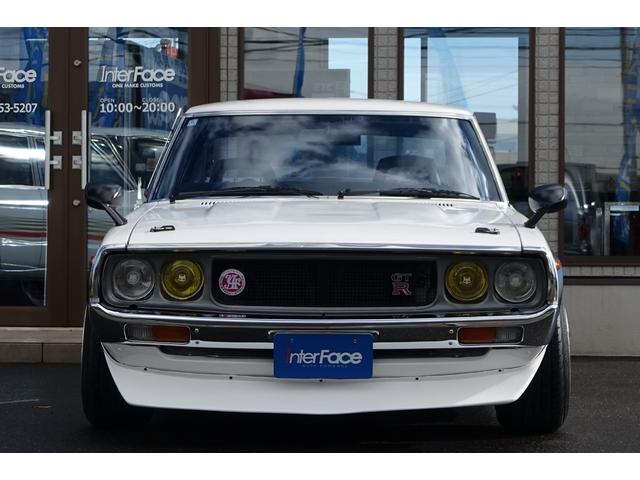 スカイライン 2000GT-X L2.8EGソレックス44タコ足デュアルM 後期型GC111ケンメリ5速マニュアルSSRスピードスター14インチAWクーラーパワステ付きLEDヘッドランプBluetooth接続ナビTV(3枚目)