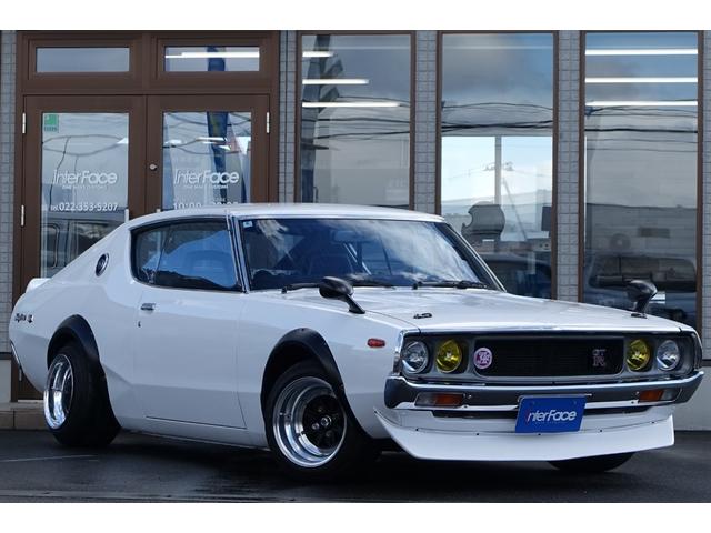 スカイライン 2000GT-X L2.8EGソレックス44タコ足デュアルM 後期型GC111ケンメリ5速マニュアルSSRスピードスター14インチAWクーラーパワステ付きLEDヘッドランプBluetooth接続ナビTV(4枚目)