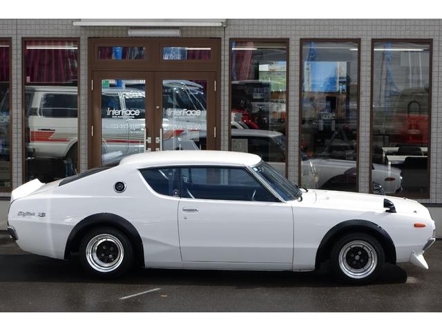 スカイライン 2000GT-X L2.8EGソレックス44タコ足デュアルM 後期型GC111ケンメリ5速マニュアルSSRスピードスター14インチAWクーラーパワステ付きLEDヘッドランプBluetooth接続ナビTV(17枚目)