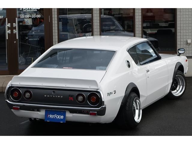 スカイライン 2000GT-X L2.8EGソレックス44タコ足デュアルM 後期型GC111ケンメリ5速マニュアルSSRスピードスター14インチAWクーラーパワステ付きLEDヘッドランプBluetooth接続ナビTV(25枚目)