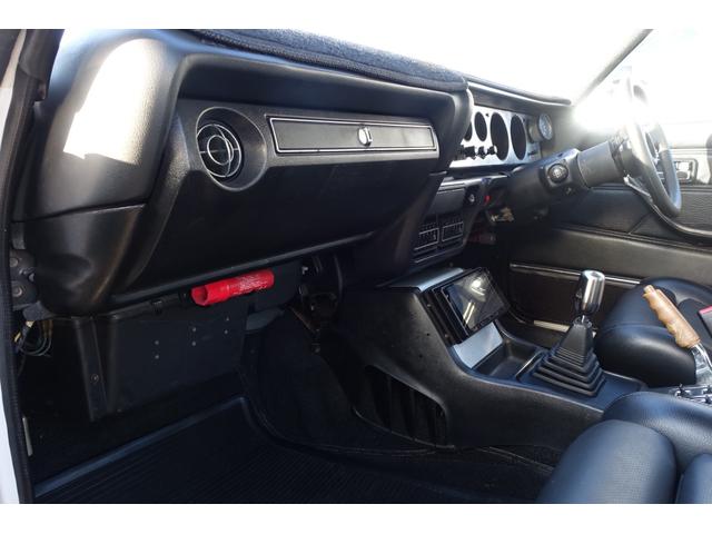 スカイライン 2000GT-X L2.8EGソレックス44タコ足デュアルM 後期型GC111ケンメリ5速マニュアルSSRスピードスター14インチAWクーラーパワステ付きLEDヘッドランプBluetooth接続ナビTV(37枚目)