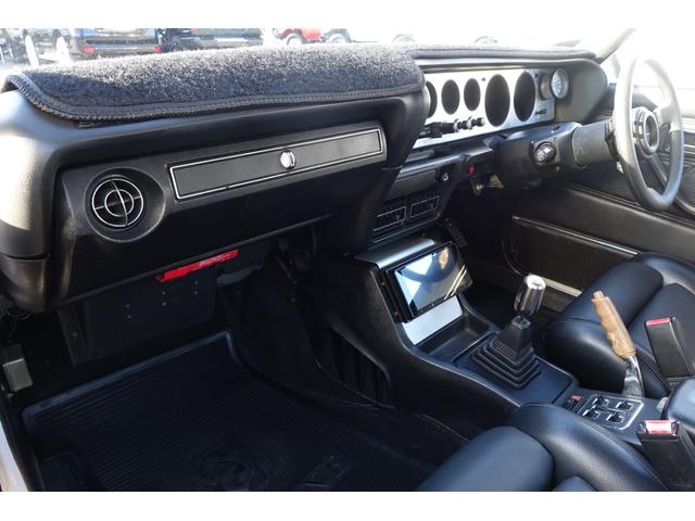 スカイライン 2000GT-X L2.8EGソレックス44タコ足デュアルM 後期型GC111ケンメリ5速マニュアルSSRスピードスター14インチAWクーラーパワステ付きLEDヘッドランプBluetooth接続ナビTV(64枚目)